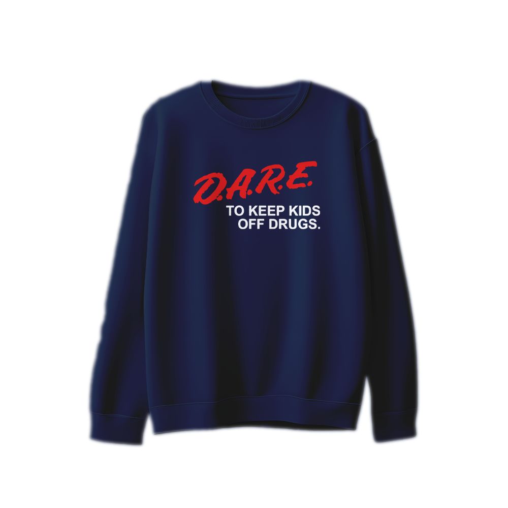 D.A.R.E. To Keep Kids Off Drugs Vintage Anti-Drug Graphic T-Shirt
