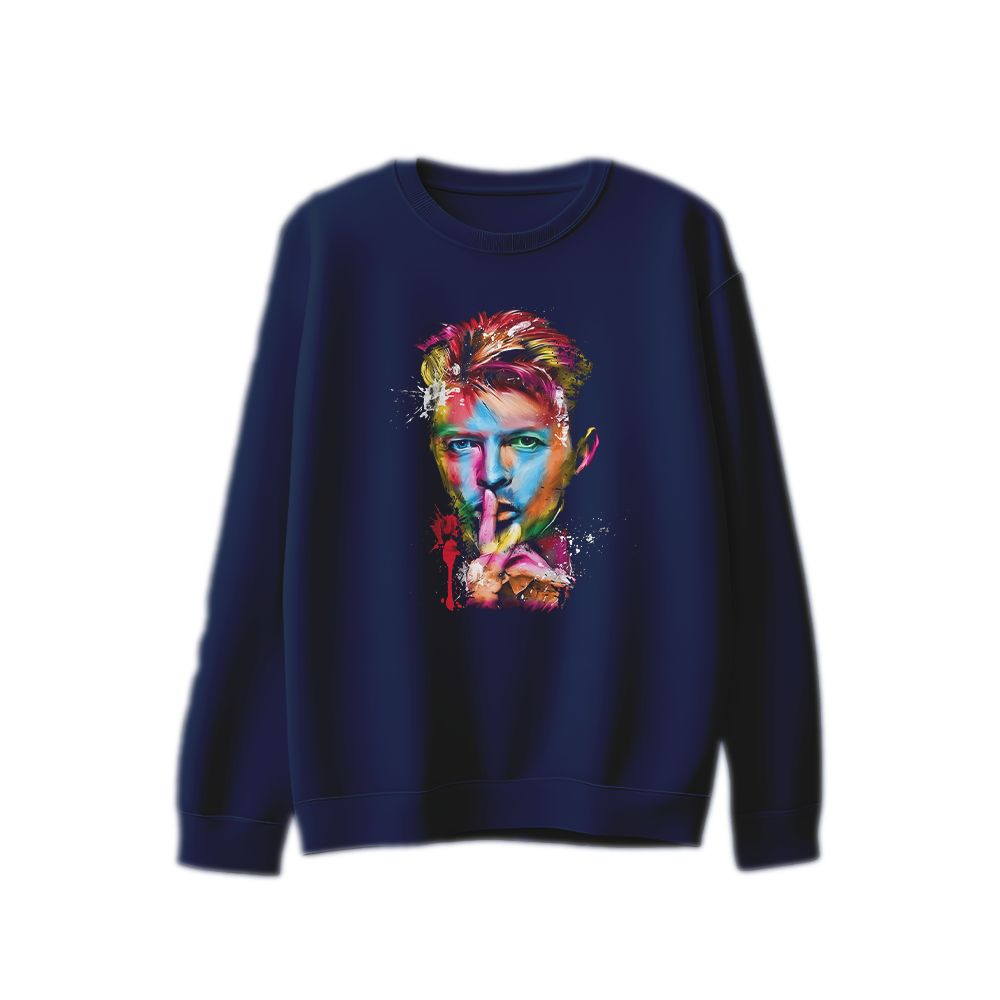 Vintage David Bowie Graphic T-Shirt | Retro Colorful Pop Art Rock Music Tee