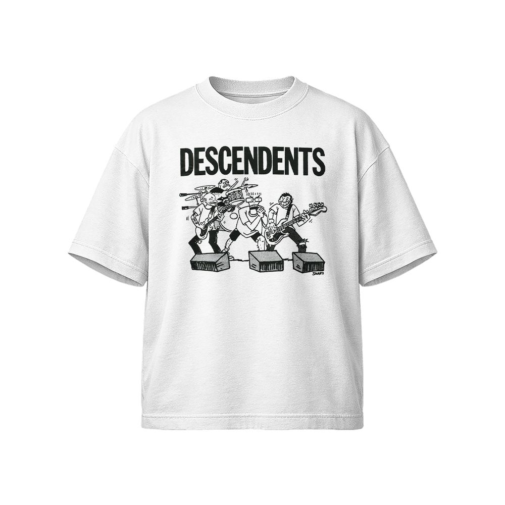 Vintage Descendents Graphic T-Shirt | Retro Punk Rock Band Comic Illustration Tee