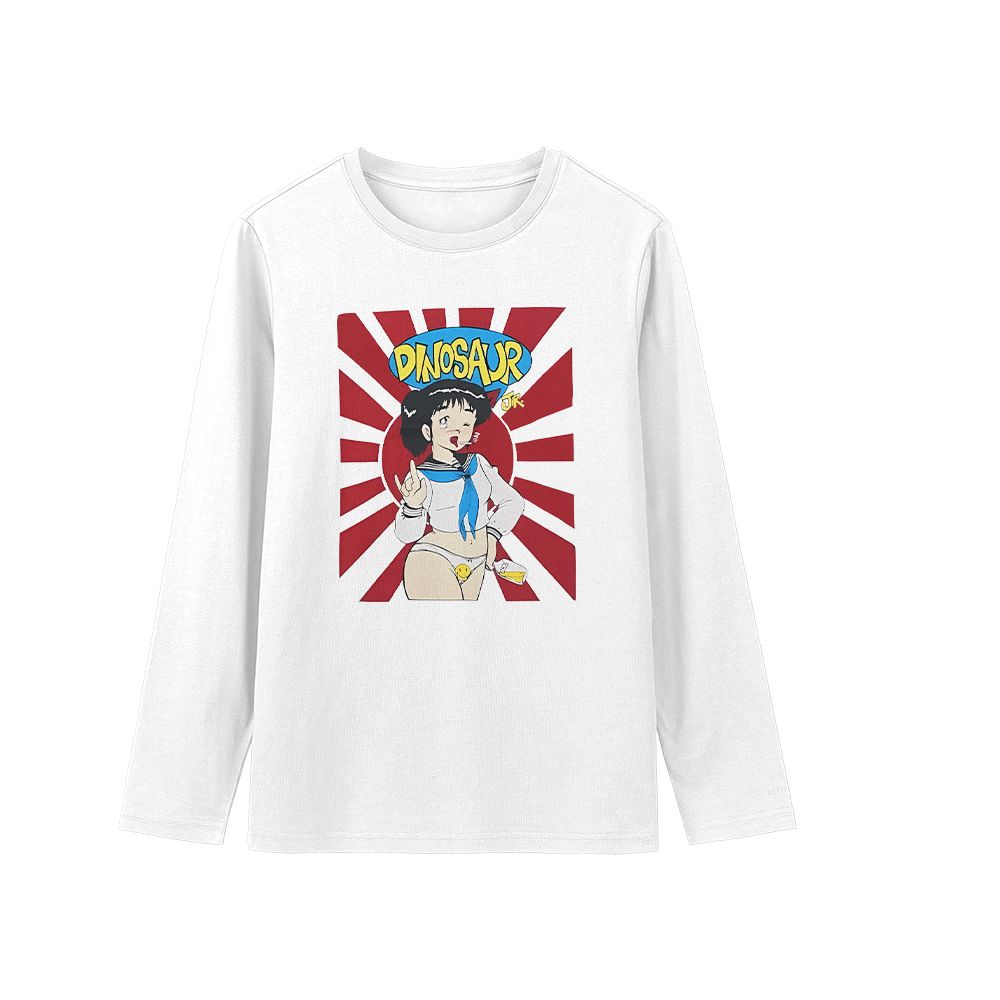 Vintage Dinosaur Jr Graphic T-Shirt | Retro 90s Indie Alternative Rock Anime Girl Tee