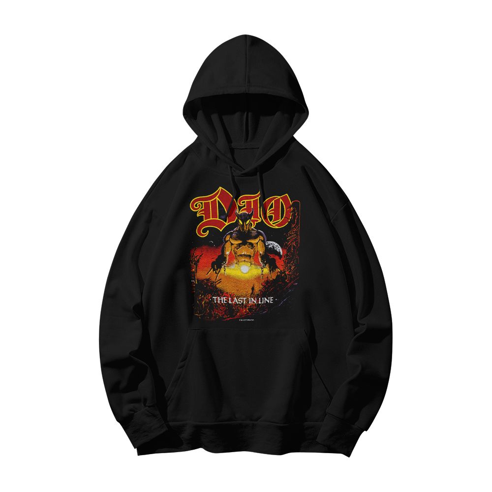 Vintage Dio The Last in Line Graphic T-Shirt | Retro 80s Heavy Metal Band Black Tee