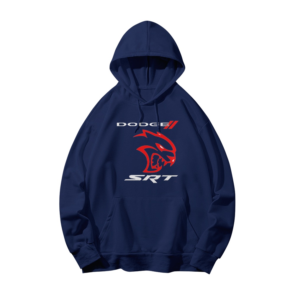 Dodge SRT Hellcat Graphic T-Shirt - Retro Muscle Car Enthusiast Tee - Heavyweight Oversized Streetwear Shirt