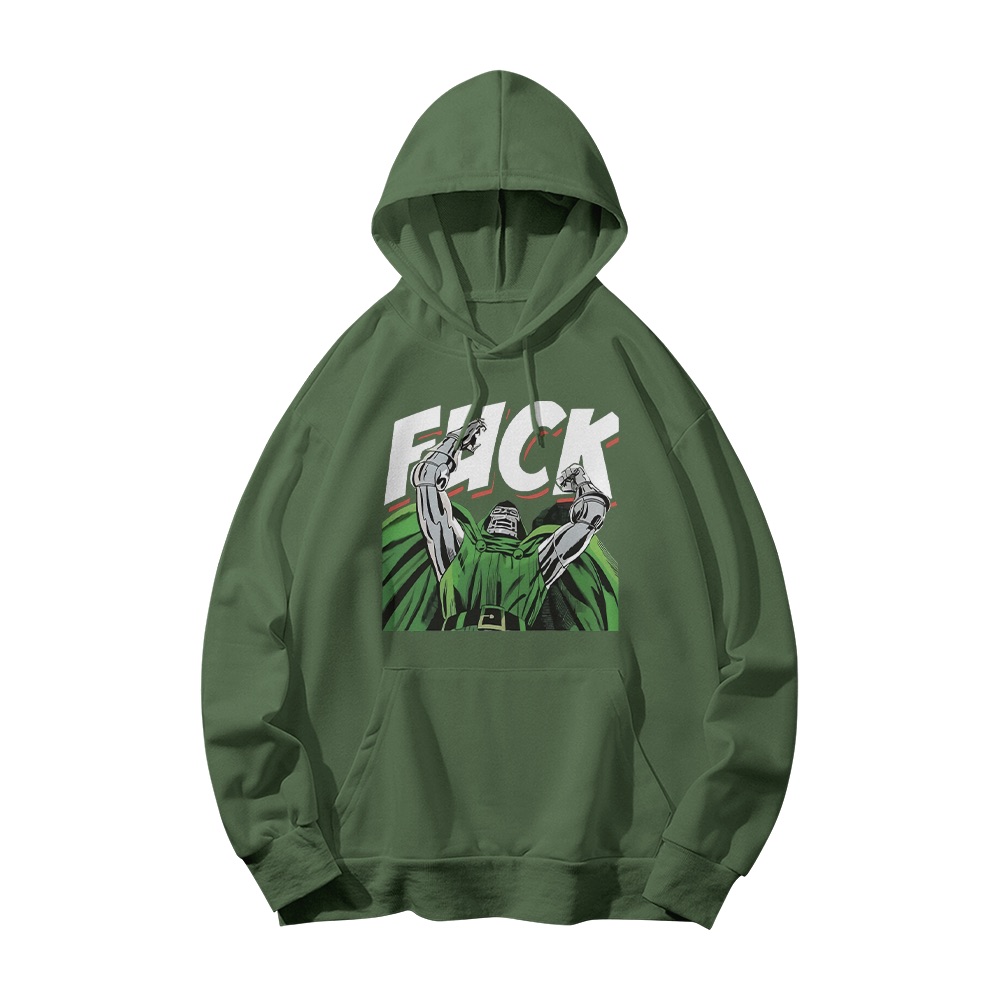 Doctor Doom Comic Graphic T-Shirt - Retro Villain Oversized Tee