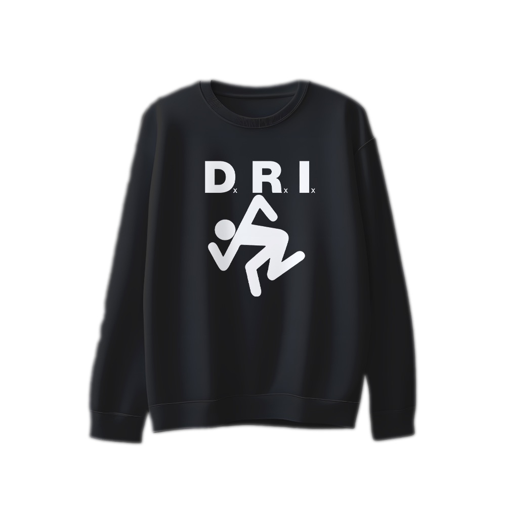 D.R.I. Skanker Logo Graphic T-Shirt - Retro Crossover Thrash Oversized Tee