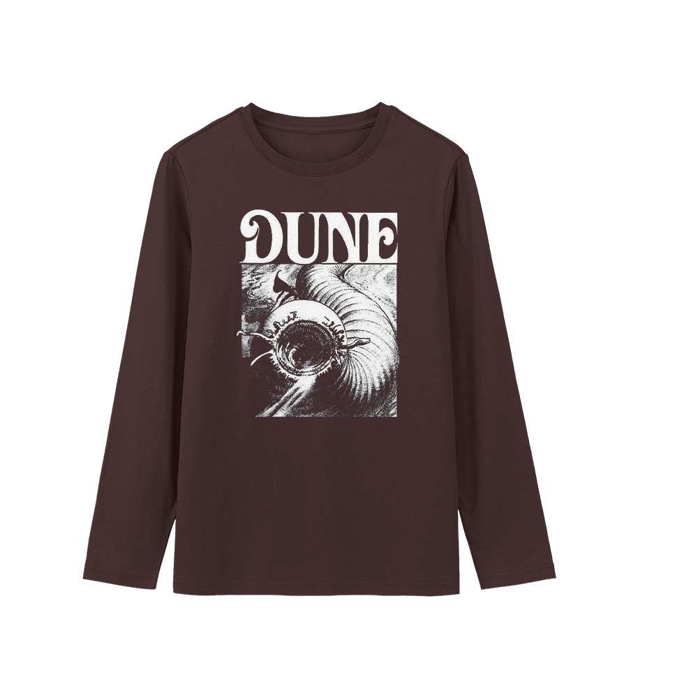 Dune Sandworm Graphic T-Shirt - Retro Sci-Fi Oversized Tee