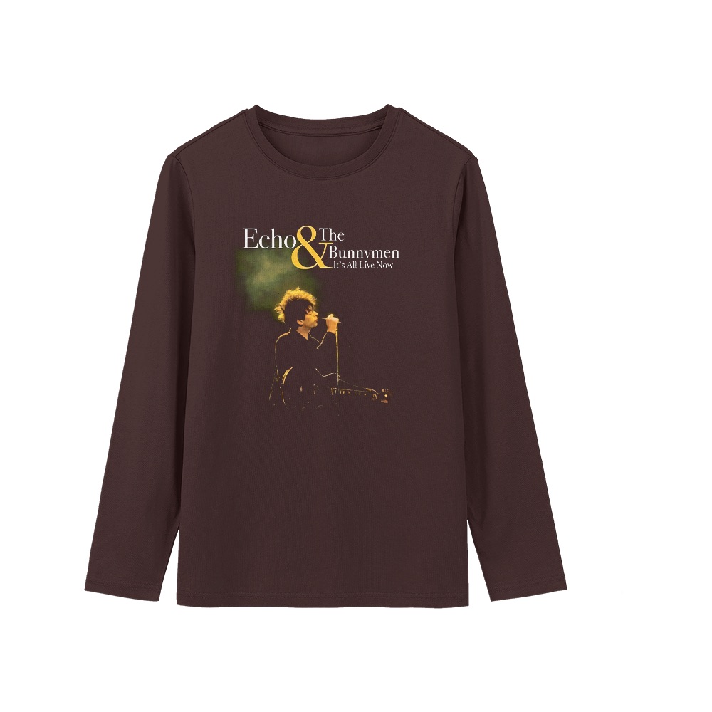 Echo & The Bunnymen It's All Live Now Graphic T-Shirt - Retro Indie Rock Oversized Tee