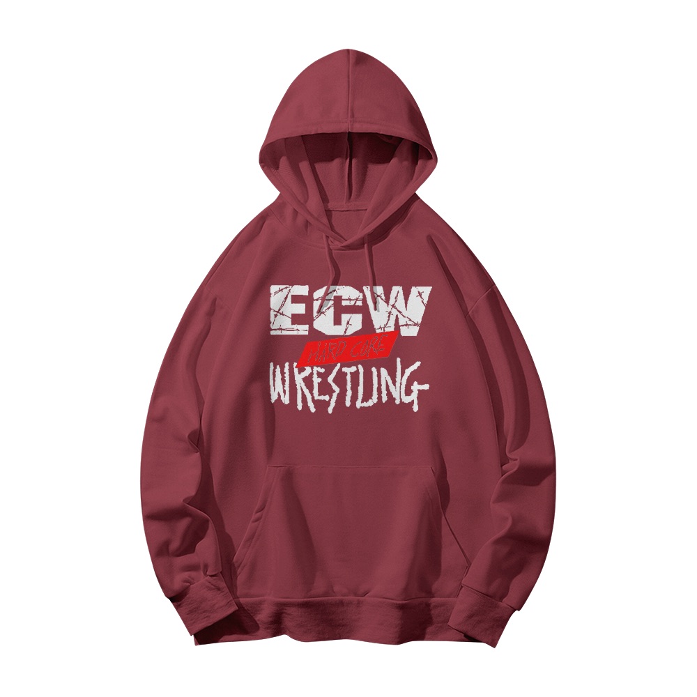 ECW Hardcore Wrestling Logo Graphic T-Shirt - Retro Attitude Era Oversized Tee