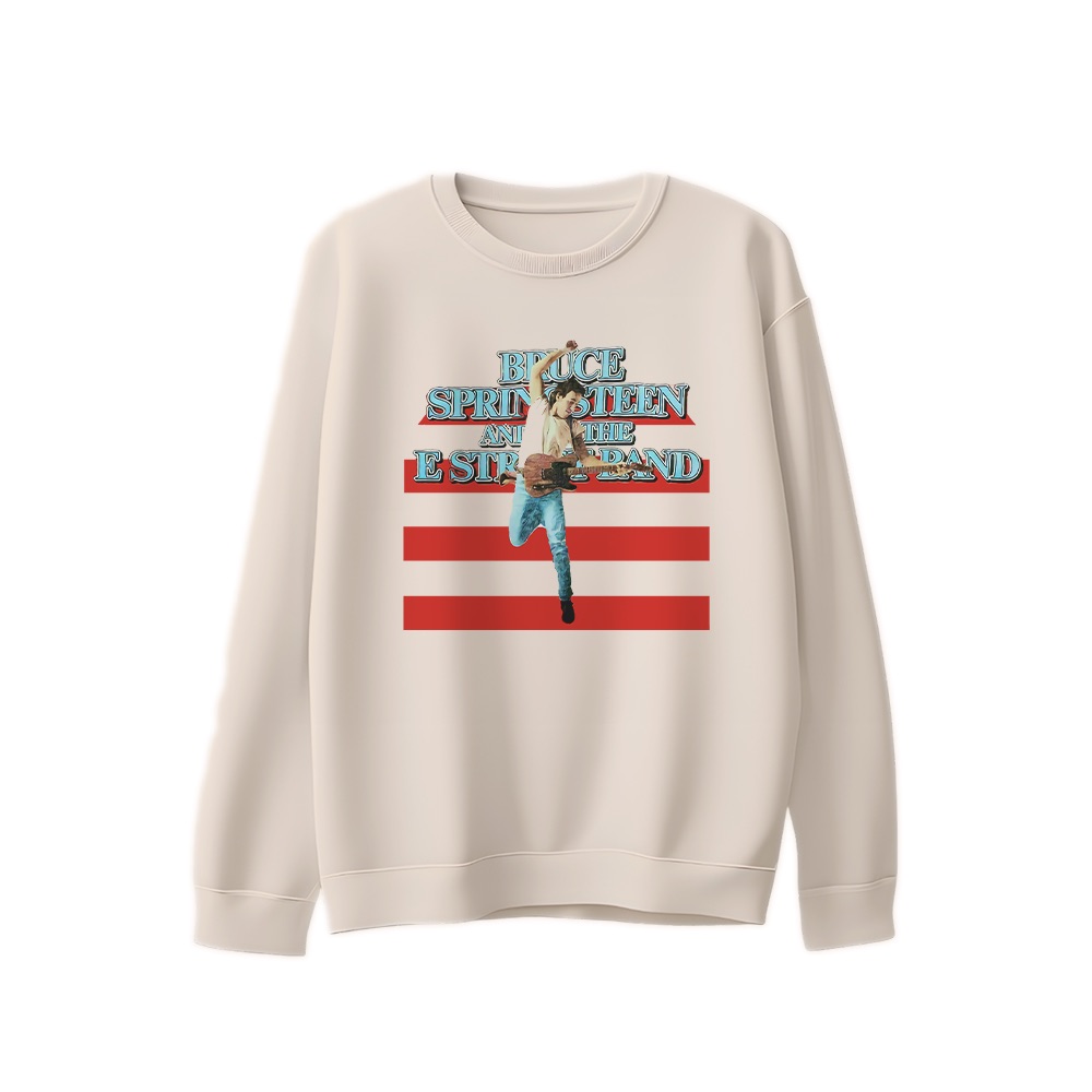 Bruce Springsteen and The E Street Band Graphic T-Shirt - Retro Heartlands Rock Oversized Tee