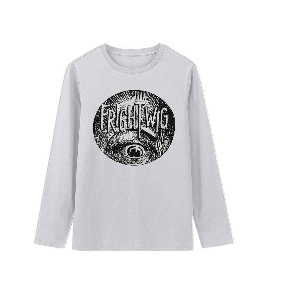 Frightwig Circular Eye Graphic T-Shirt - Retro Feminist Punk Rock Oversized Tee