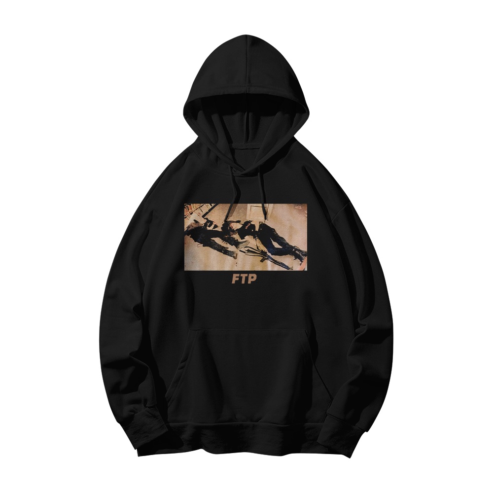 FTP Columbine Suicide Photo Graphic T-Shirt - Underground Streetwear Oversized Tee