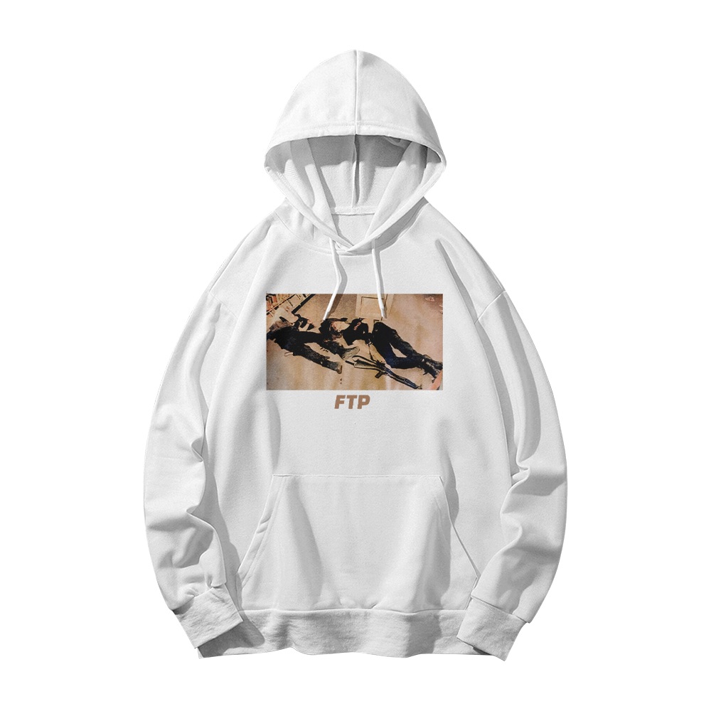 FTP Columbine Suicide Photo Graphic T-Shirt - Underground Streetwear Oversized Tee