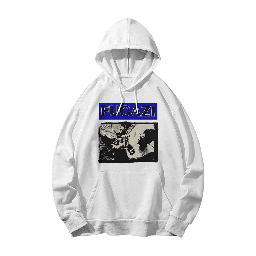 Fugazi Instrument Live Photo Graphic T-Shirt - Retro Post-Hardcore Punk Oversized Tee
