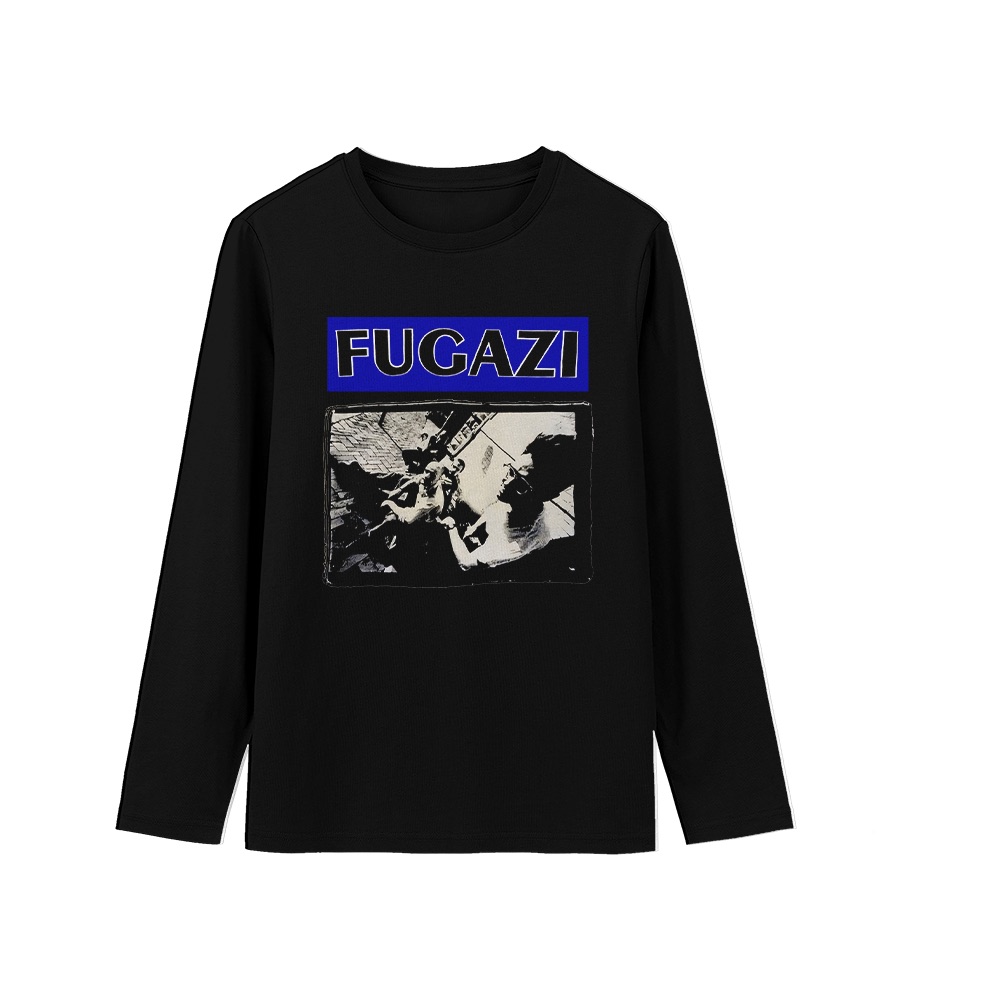Fugazi Instrument Live Photo Graphic T-Shirt - Retro Post-Hardcore Punk Oversized Tee