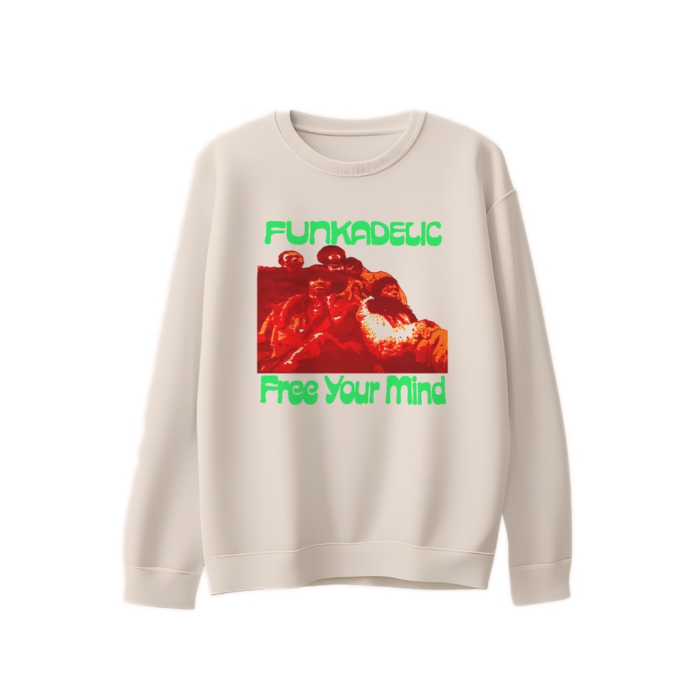 Funkadelic Free Your Mind Graphic T-Shirt - Retro Psych Funk Oversized Tee