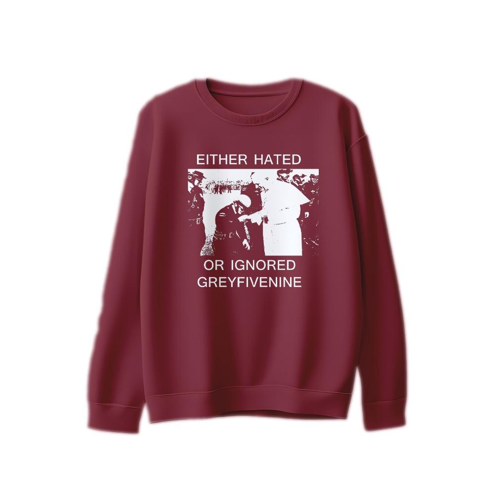Either Hated Or Ignored Graphic T-Shirt - Retro Underground Rap Oversized Tee