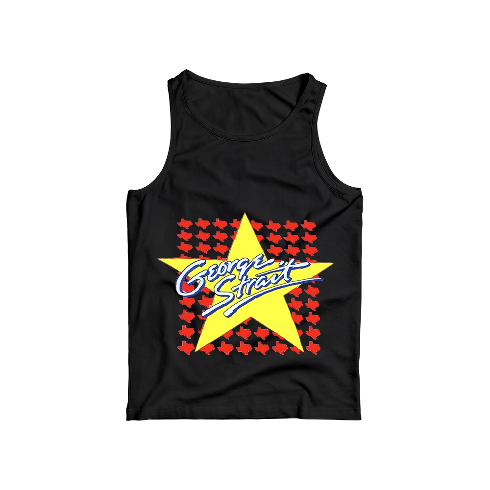 George Strait Lone Star Logo Graphic T-Shirt - Retro Country Music Oversized Tee