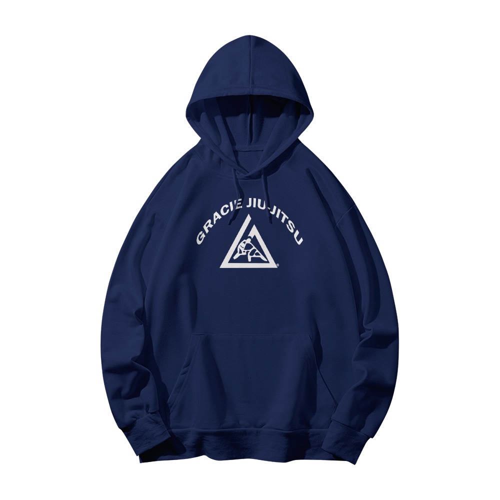 Gracie Jiu-Jitsu T-Shirt – Vintage Martial Arts Triangle Graphic Tee