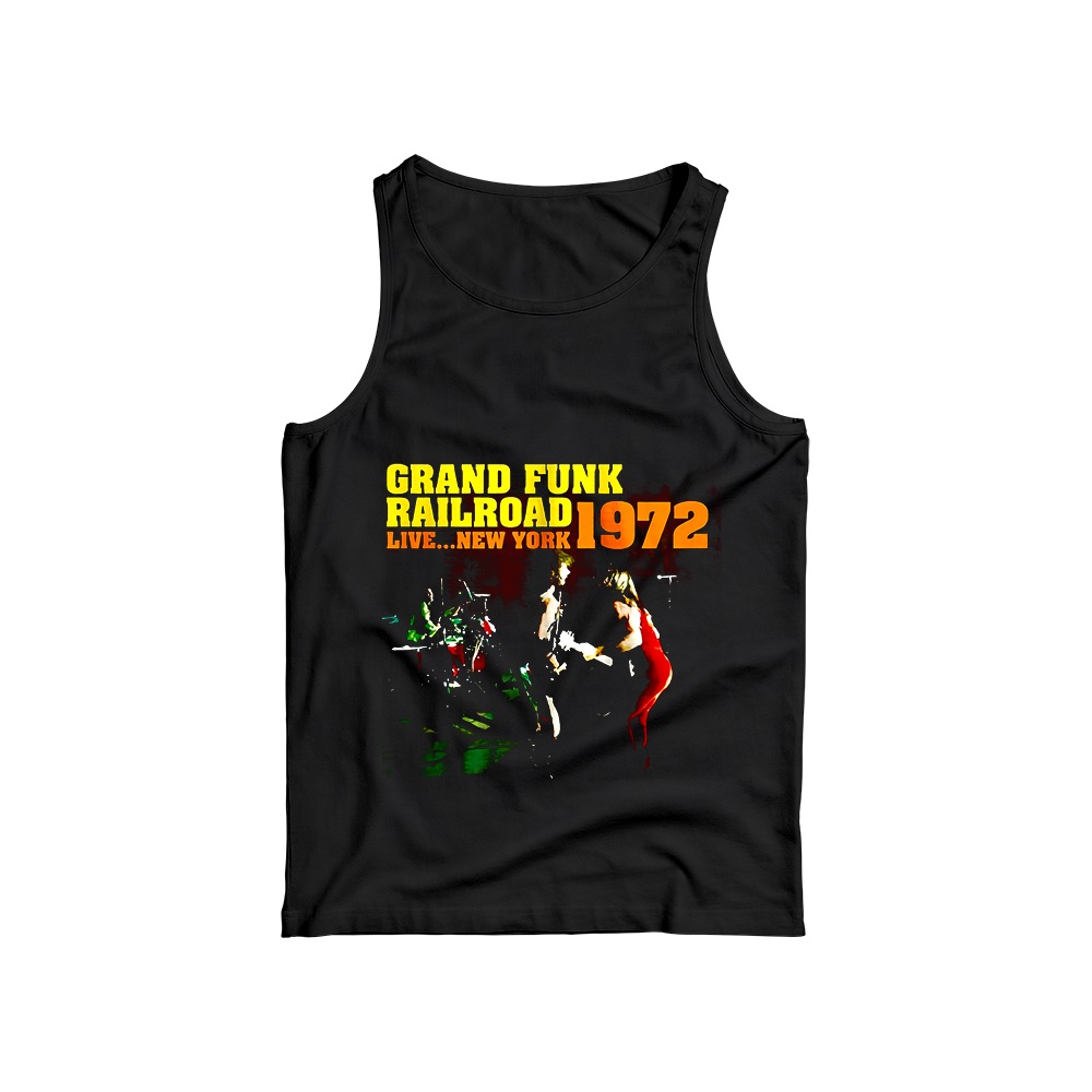 Grand Funk Railroad T-Shirt – Vintage 1972 Live New York Rock Graphic Tee