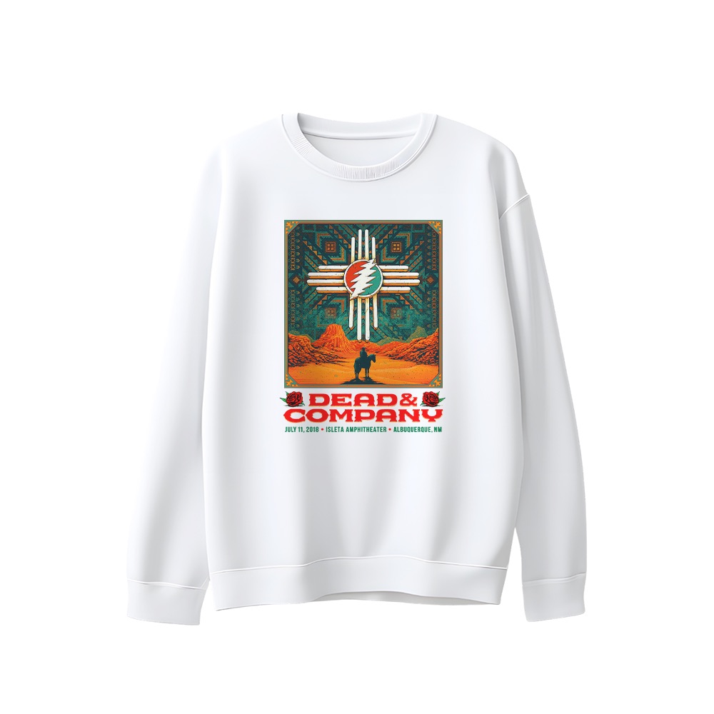 Dead & Company T-Shirt – Vintage 2018 Albuquerque Concert Graphic Tee