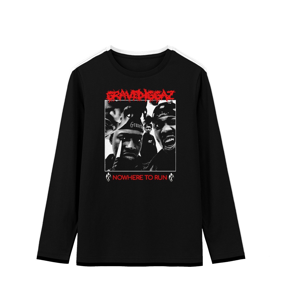 Gravediggaz T-Shirt – Vintage Nowhere to Run Hip Hop Graphic Tee