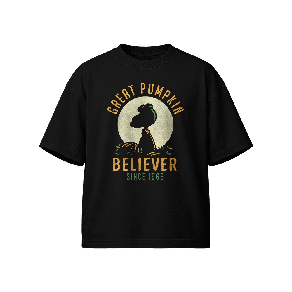 Great Pumpkin Believer T-Shirt – Vintage Snoopy Halloween Graphic Tee