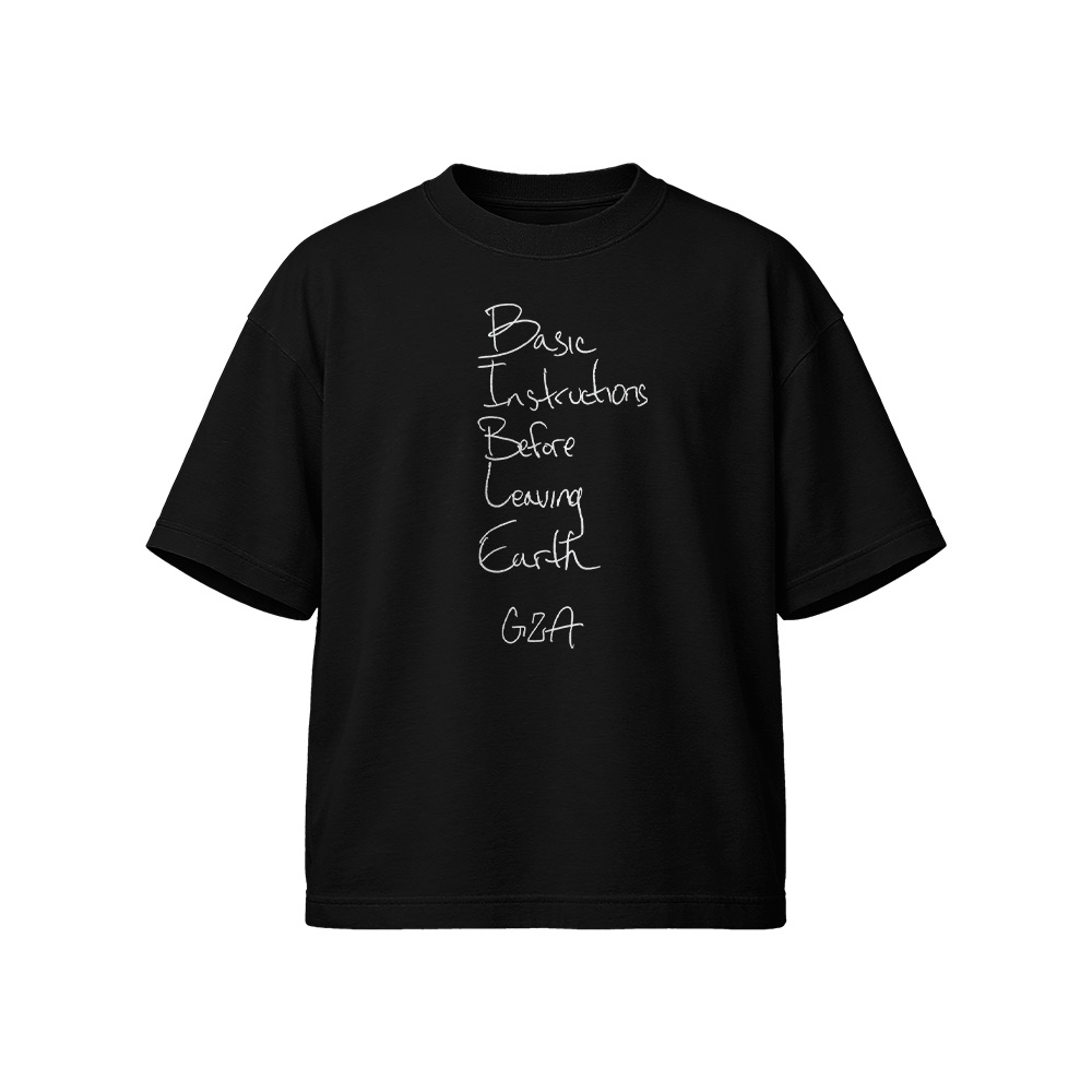 GZA BIBLE T-Shirt – Vintage Wu-Tang Hip Hop Lyrics Graphic Tee