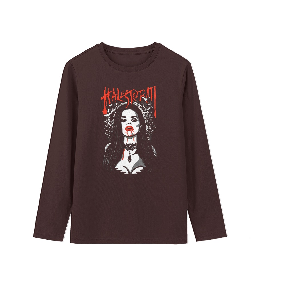 Halestorm T-Shirt – Vintage Heavy Metal Vampire Graphic Tee