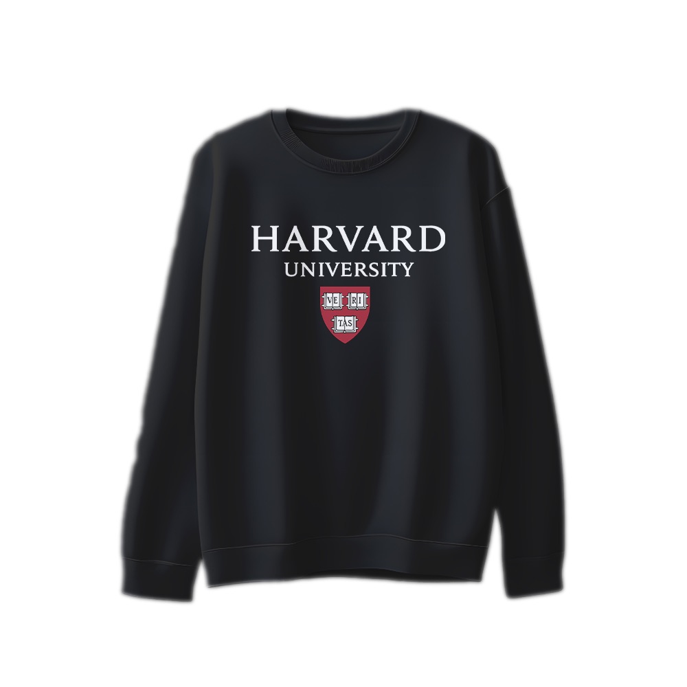 Harvard University T-Shirt – Vintage Crimson Ivy League Crest Graphic Tee