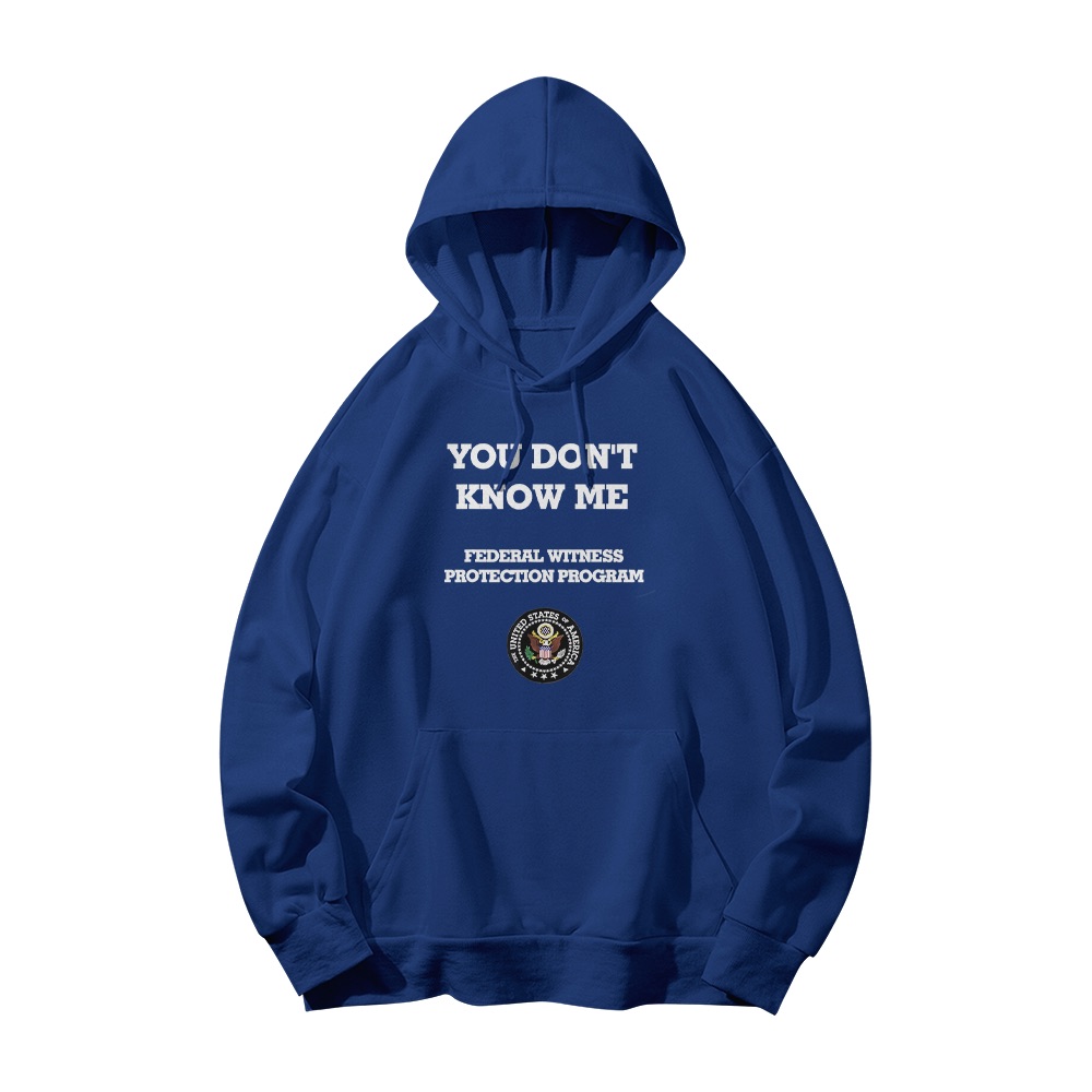 You Don't Know Me T-Shirt – Vintage Federal Witness Protection Program Graphic Tee
