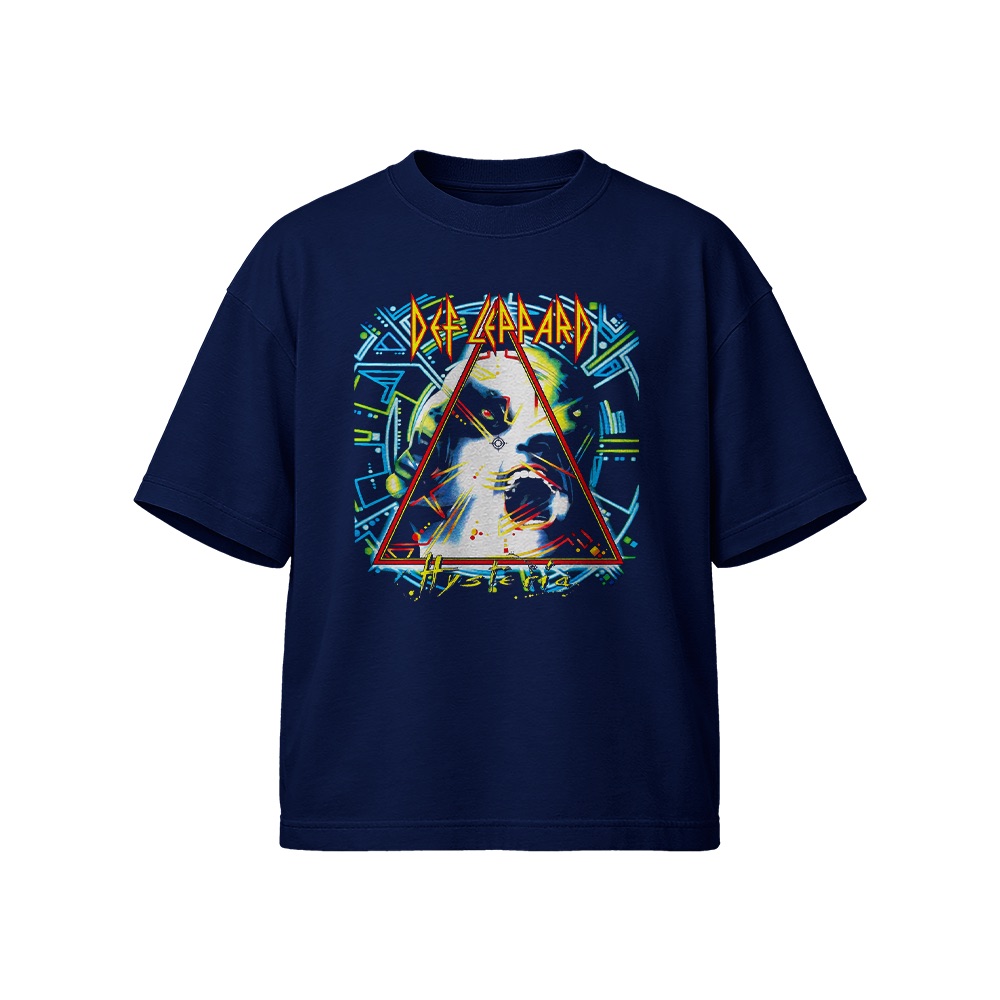 Def Leppard T-Shirt – Vintage 80s Hysteria Album Rock Graphic Tee