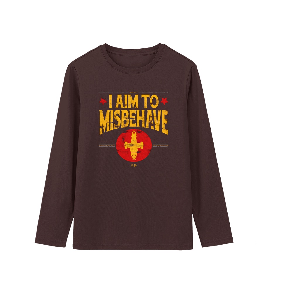 I Aim To Misbehave T-Shirt – Vintage Firefly Serenity Sci-Fi Graphic Tee