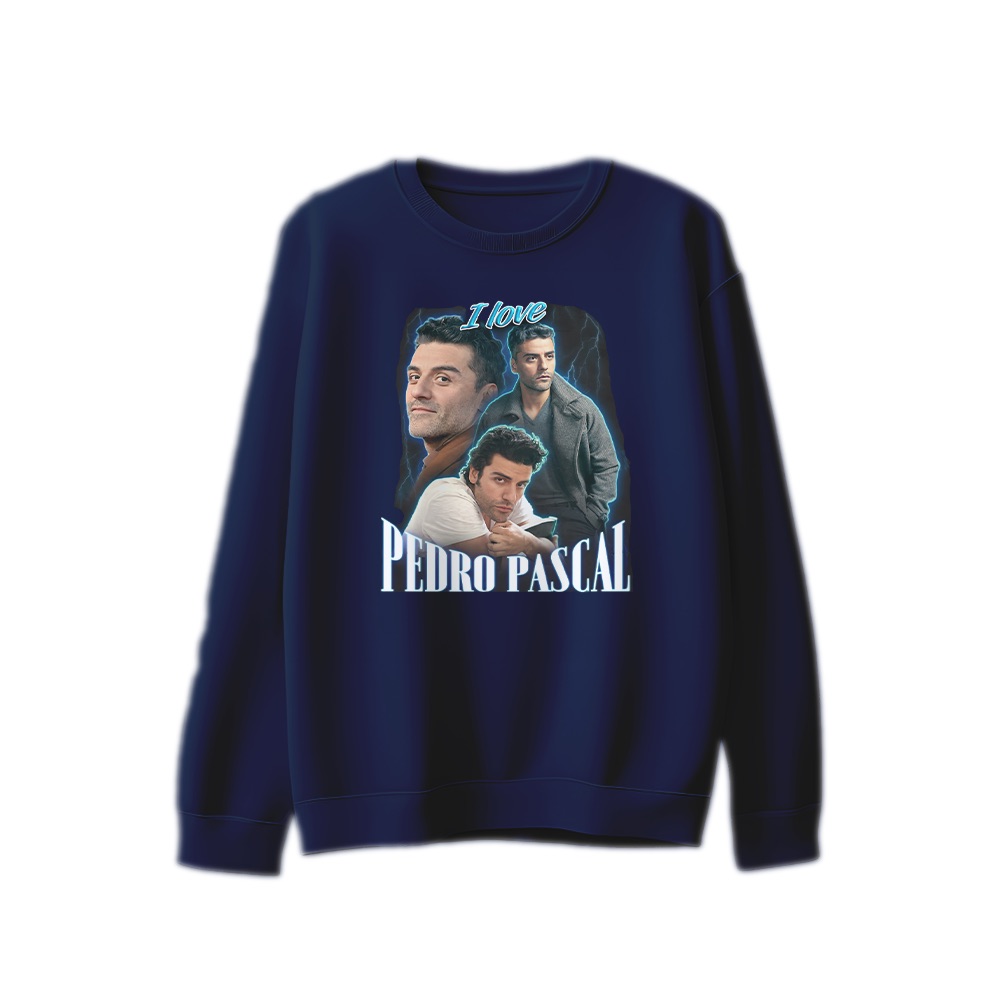I Love Pedro Pascal T-Shirt – Vintage Oscar Isaac Funny Bootleg Graphic Tee