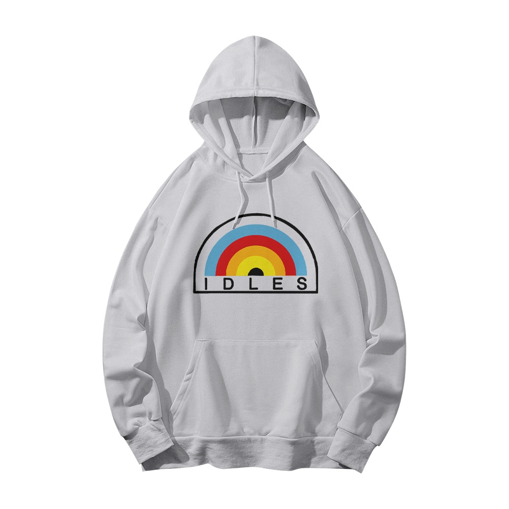 IDLES T-Shirt – Vintage Rainbow British Post-Punk Graphic Tee