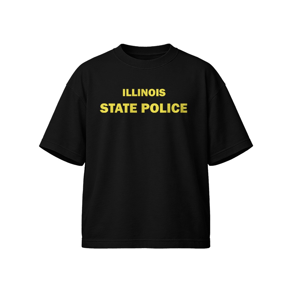 Illinois State Police T-Shirt – Vintage Law Enforcement Insignia Graphic Tee