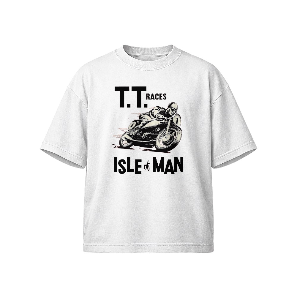 Isle of Man TT T-Shirt – Vintage Motorcycle Road Race Graphic Tee