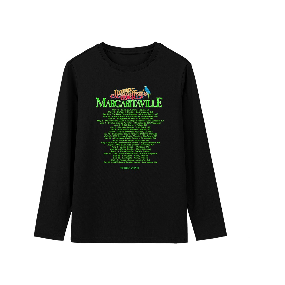 Jimmy Buffett T-Shirt – Vintage 2019 Margaritaville Concert Tour Graphic Tee