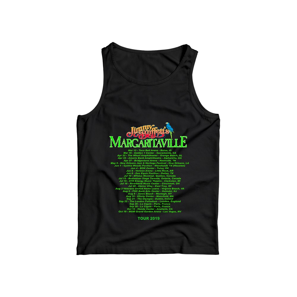 Jimmy Buffett T-Shirt – Vintage 2019 Margaritaville Concert Tour Graphic Tee