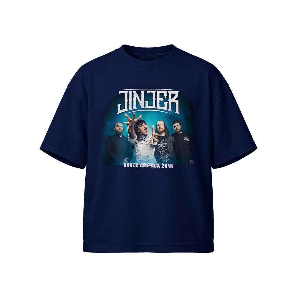 Jinjer T-Shirt – Vintage 2019 North America Concert Tour Metal Band Graphic Tee