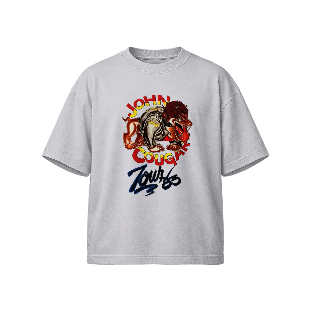 John Cougar T-Shirt – Vintage 1983 Tour American Heartland Rock Graphic Tee