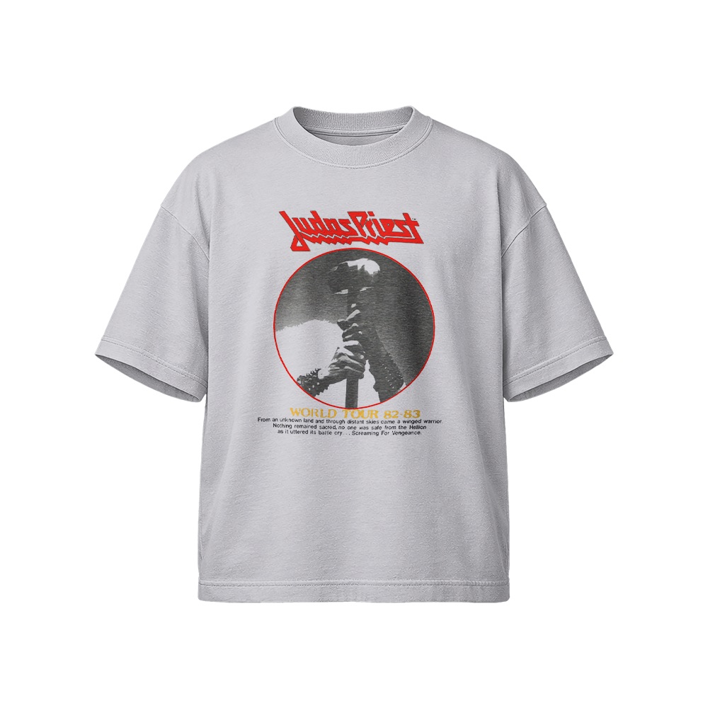 Judas Priest T-Shirt – Vintage 1982-1983 World Tour Heavy Metal Graphic Tee
