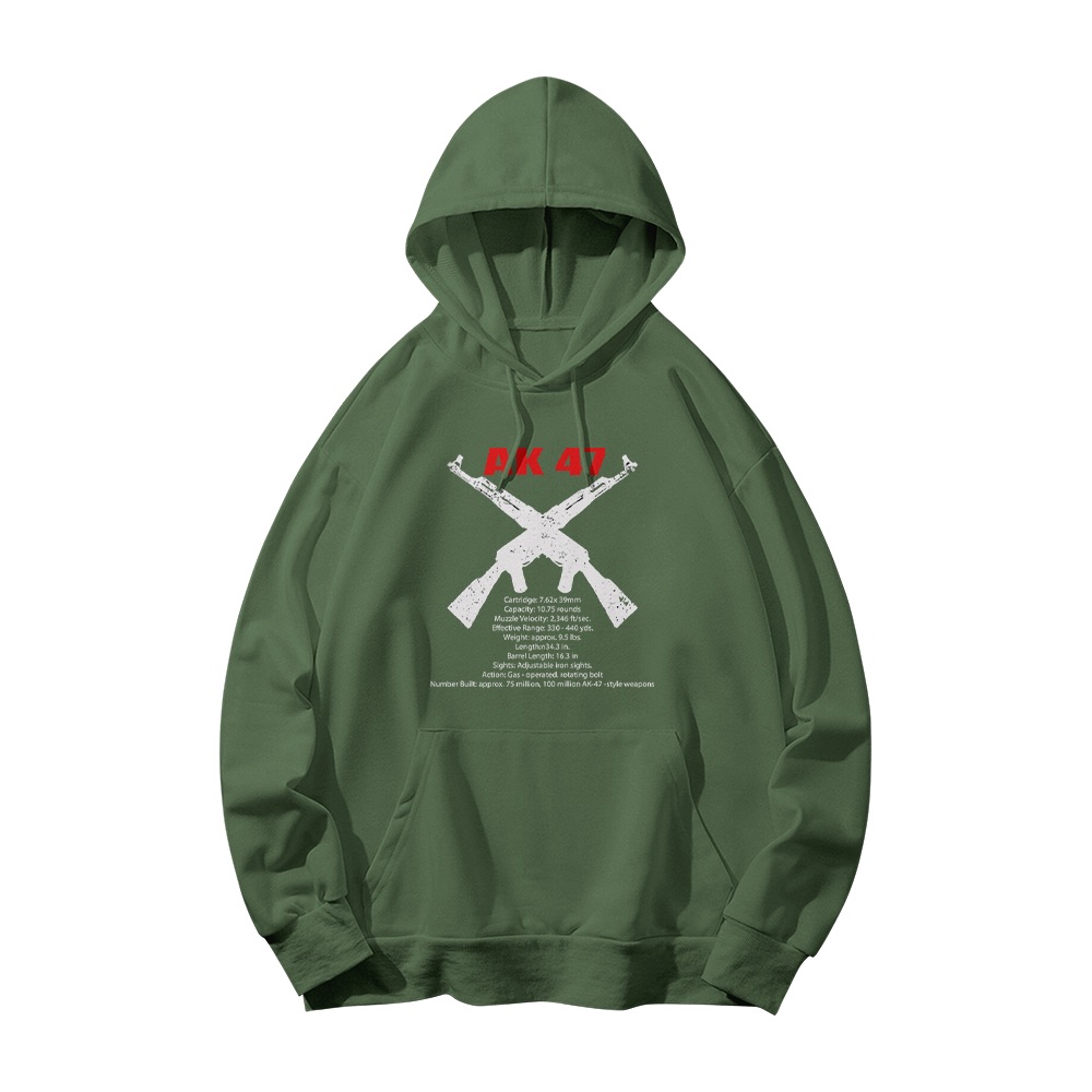 AK 47 T-Shirt – Vintage Rifle Technical Specifications Graphic Tee