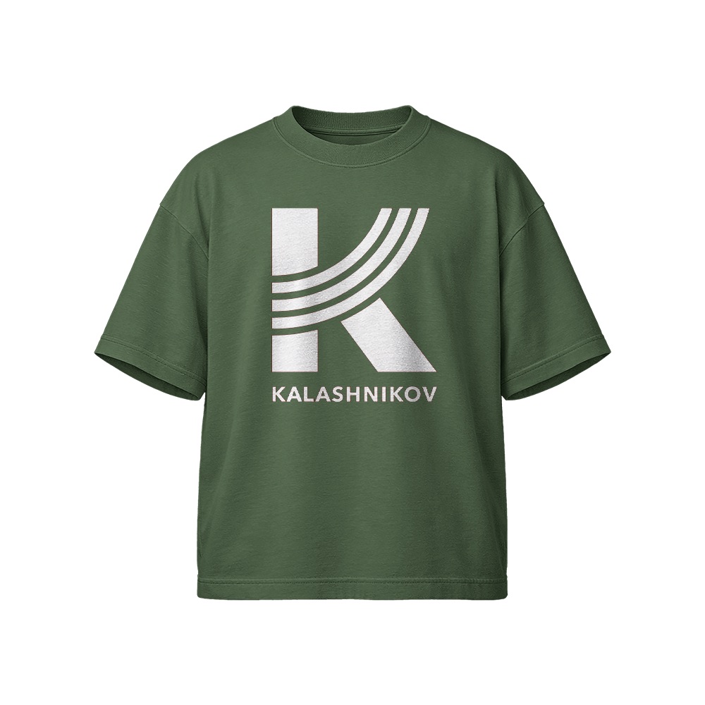 Kalashnikov T-Shirt – Vintage Minimalist Firearm Logo Graphic Tee