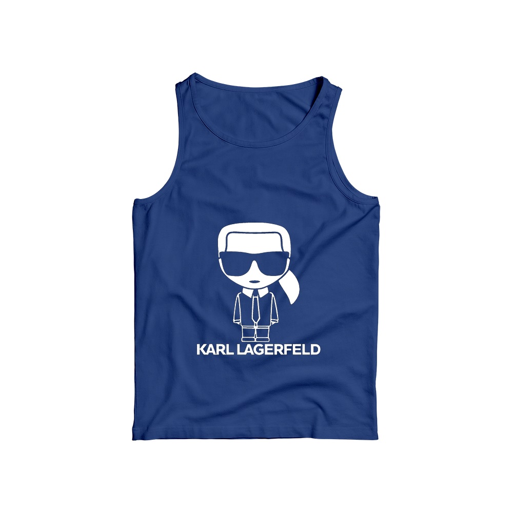 Karl Lagerfeld T-Shirt – Vintage Ikonik Cartoon Silhouette Fashion Graphic Tee