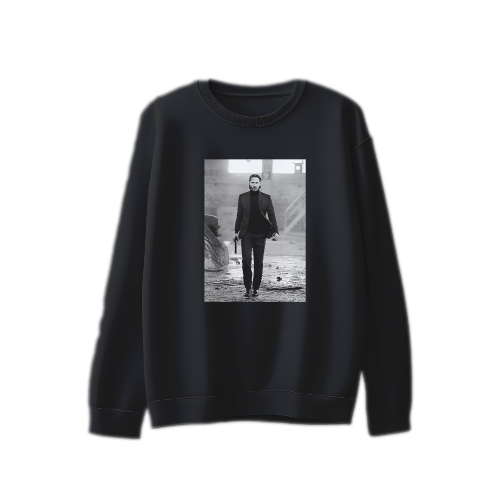 John Wick T-Shirt – Vintage Neo-Noir Action Movie Baba Yaga Graphic Tee