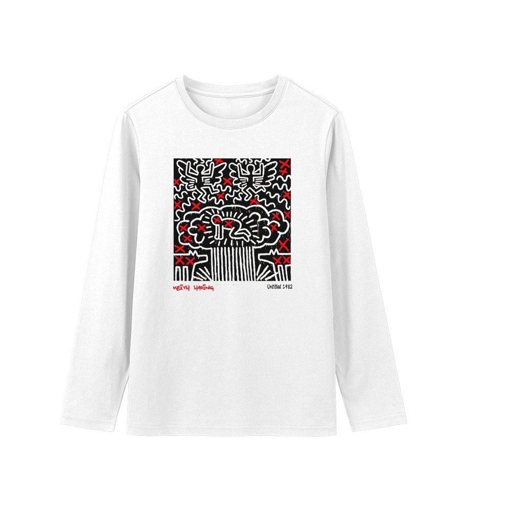 Keith Haring T-Shirt – Vintage Untitled 1982 Apocalypse Pop Art Graphic Tee