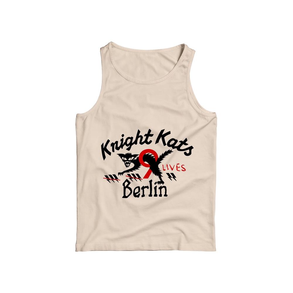 Knight Kats T-Shirt – Vintage Berlin 9 Lives Rockabilly Graphic Tee