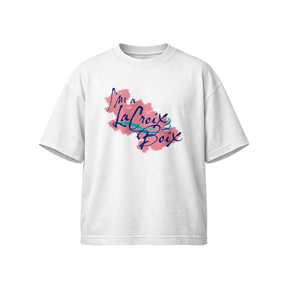 LaCroix T-Shirt – Vintage I'm A LaCroix Boix Sparkling Water Parody Graphic Tee