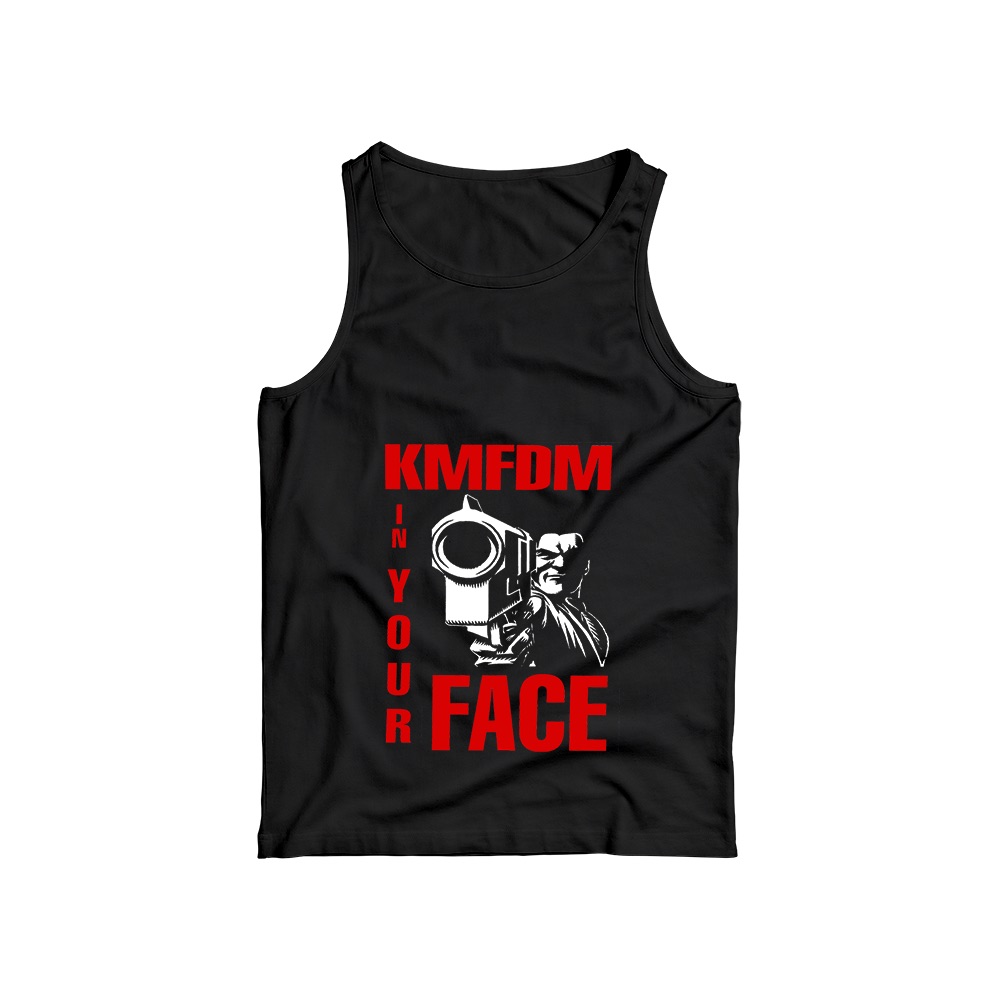 KMFDM T-Shirt – Vintage In Your Face Industrial Rock Graphic Tee