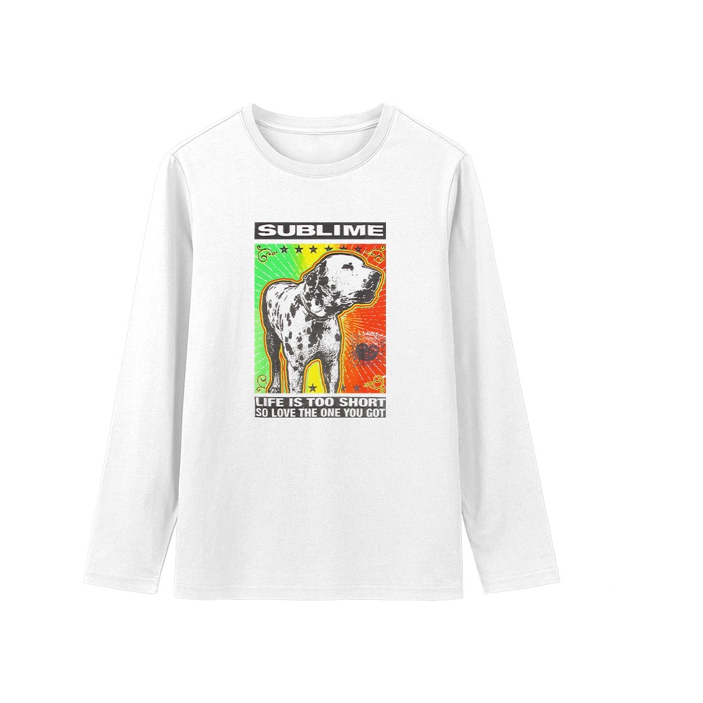 Sublime T-Shirt – Vintage Lou Dog Life Is Too Short Ska Punk Graphic Tee