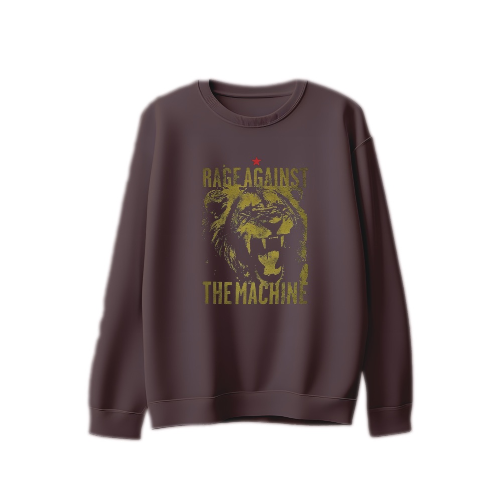 Rage Against The Machine T-Shirt – Vintage Roaring Lion Alternative Rock Graphic Tee